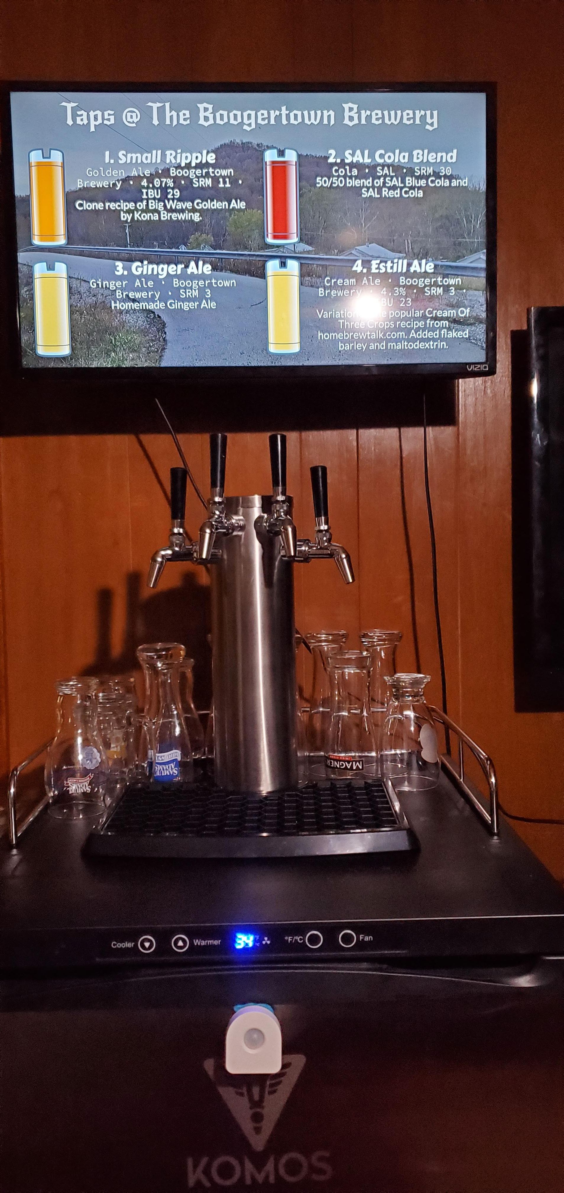 Show me your kegerator labels, what's the best way to show off labels and designs on a two tower